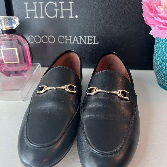 Coach Black Leather Loafers - Picture 2 of 5